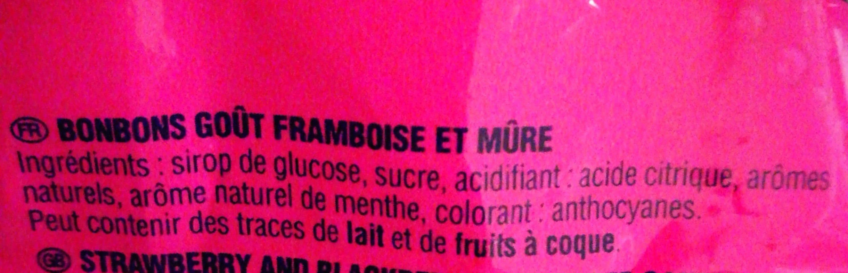 Open Food Facts Saveur Framboise Mûre packshot
