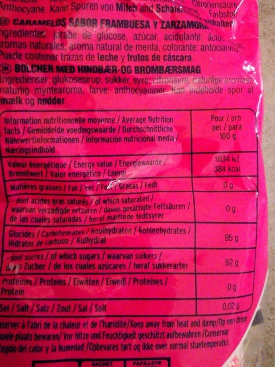 Open Food Facts Saveur Framboise Mûre packshot