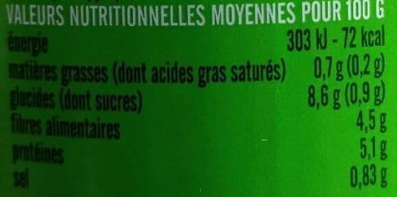 Olvac Mogette de Vendée IGP LABEL ROUGE cuite au naturel 265G packshot