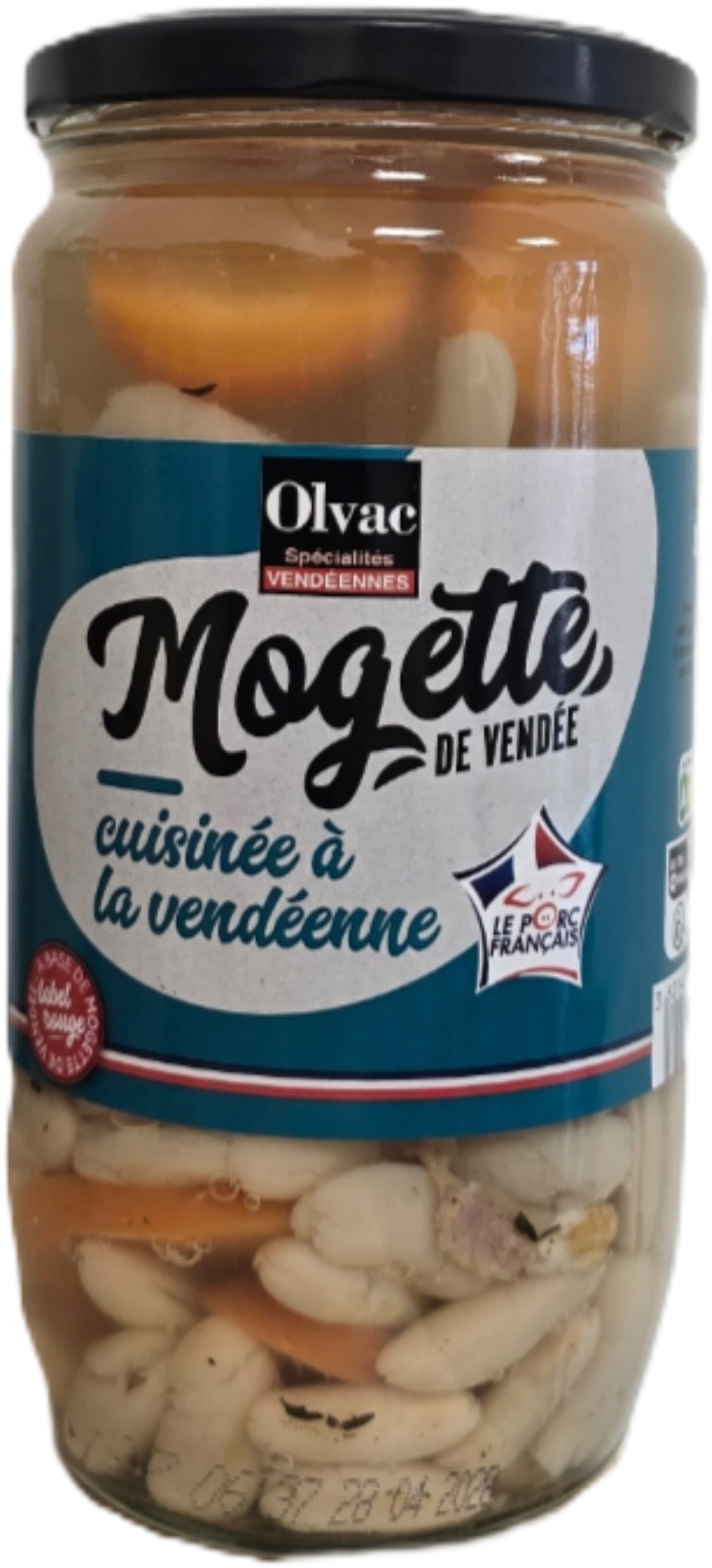 Olvac Mogette de Vendée cuisinée à la Vendéenne 820G packshot