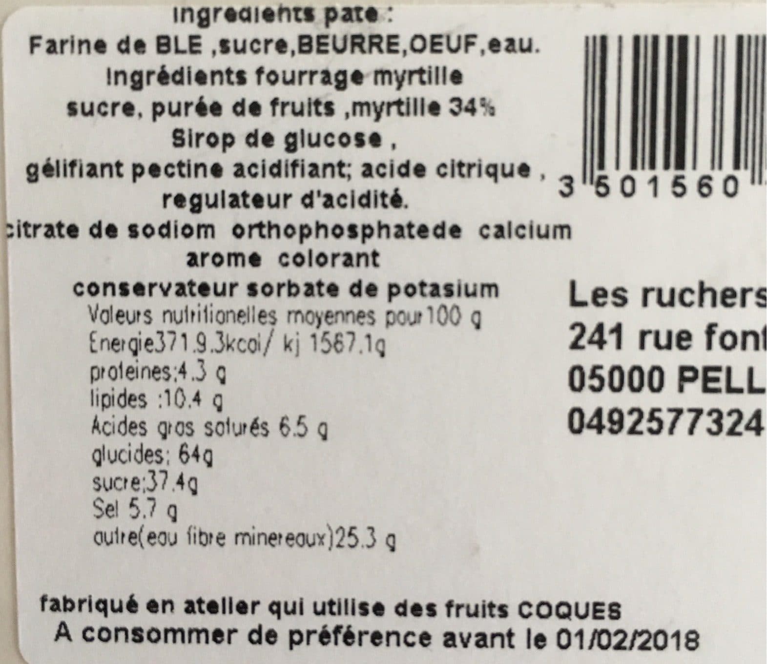 Croq Alpes Tarte à l’ancienne packshot