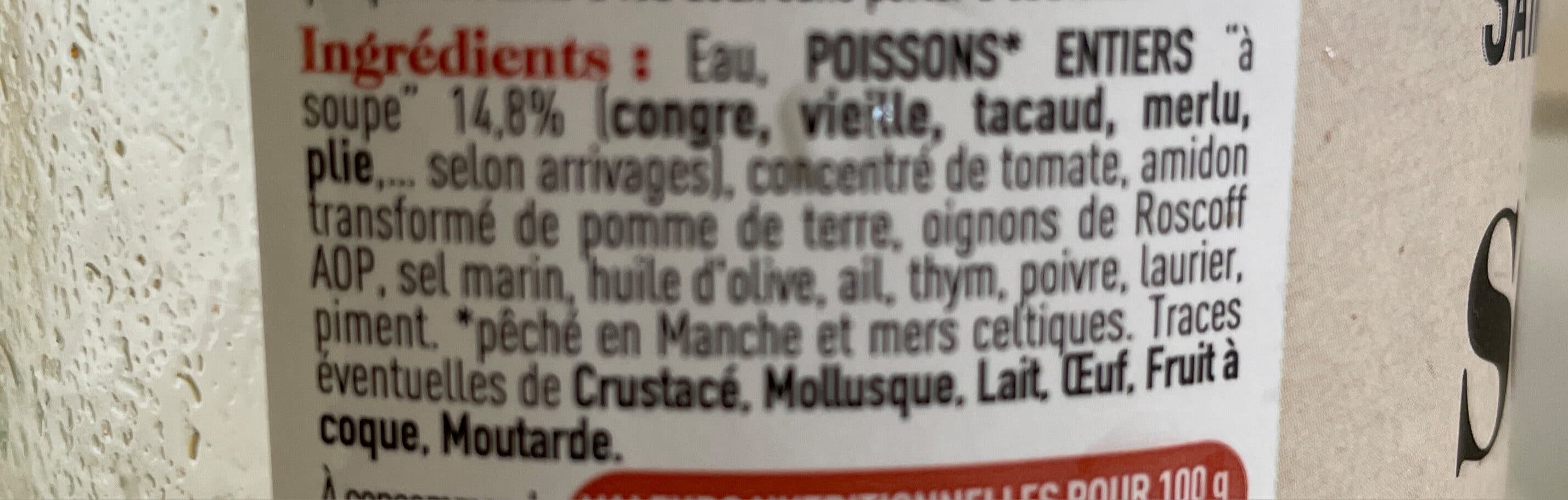 Algoplus Soupe de Poissons packshot