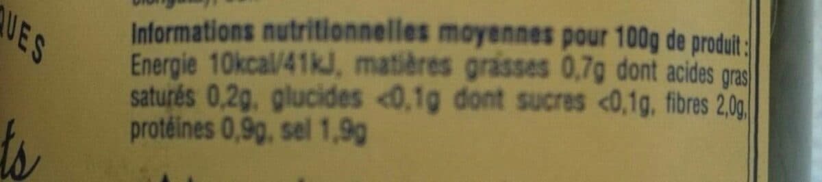 Open Food Facts Haricots verts marins packshot