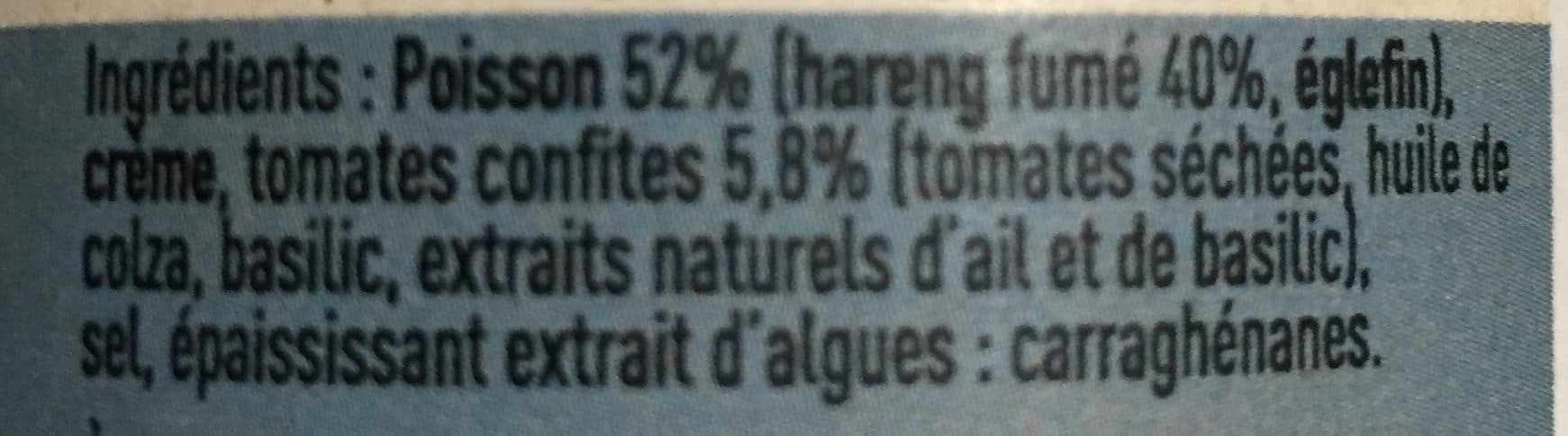 Sainte Barbe Rillettes de harengs fumés aux tomates confites packshot