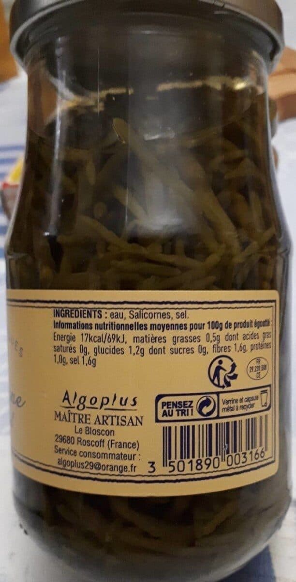 Les Authentiques Salicorne au Naturel packshot