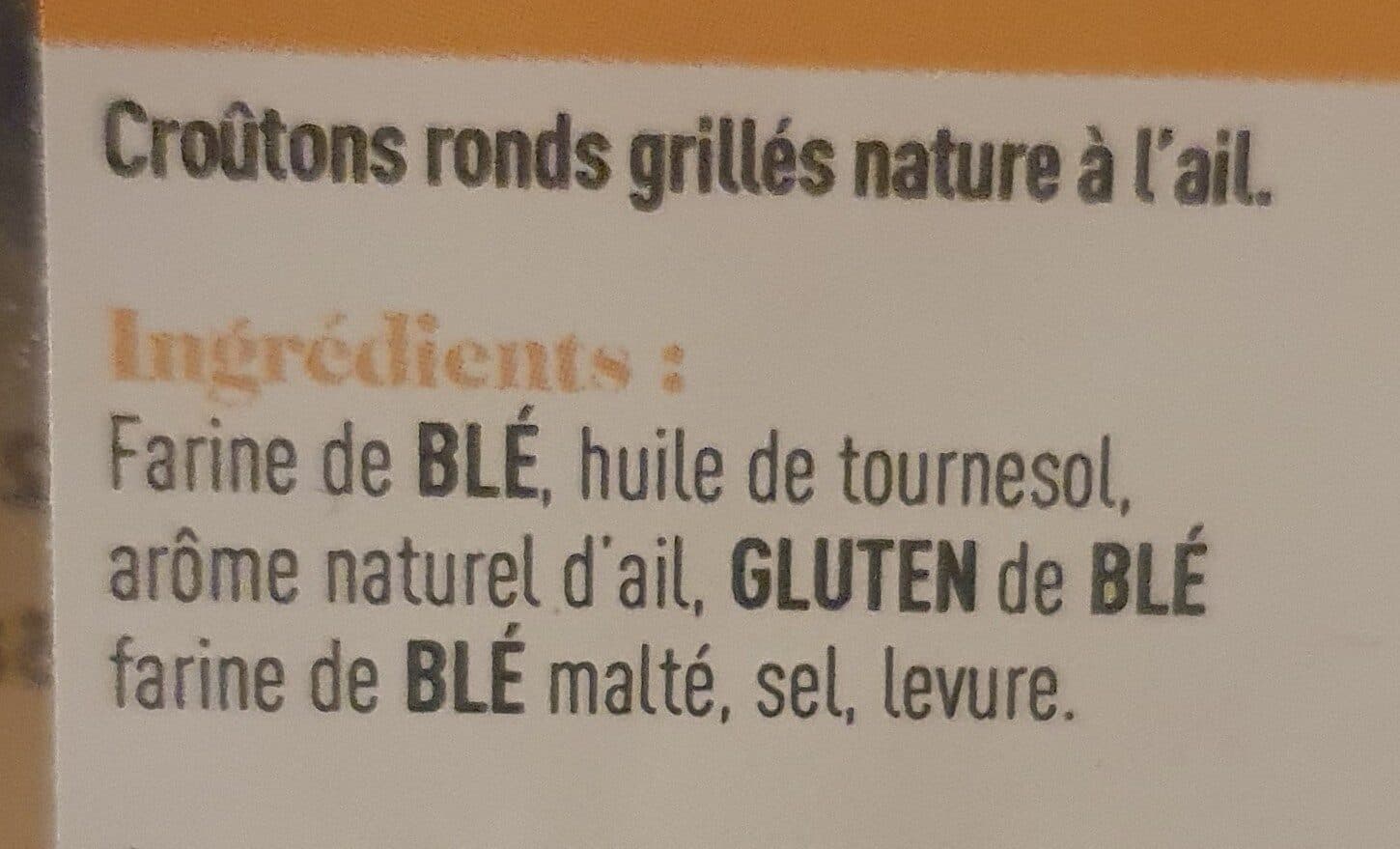 Sainte Barbe Roscoff Croutons à l’ail packshot