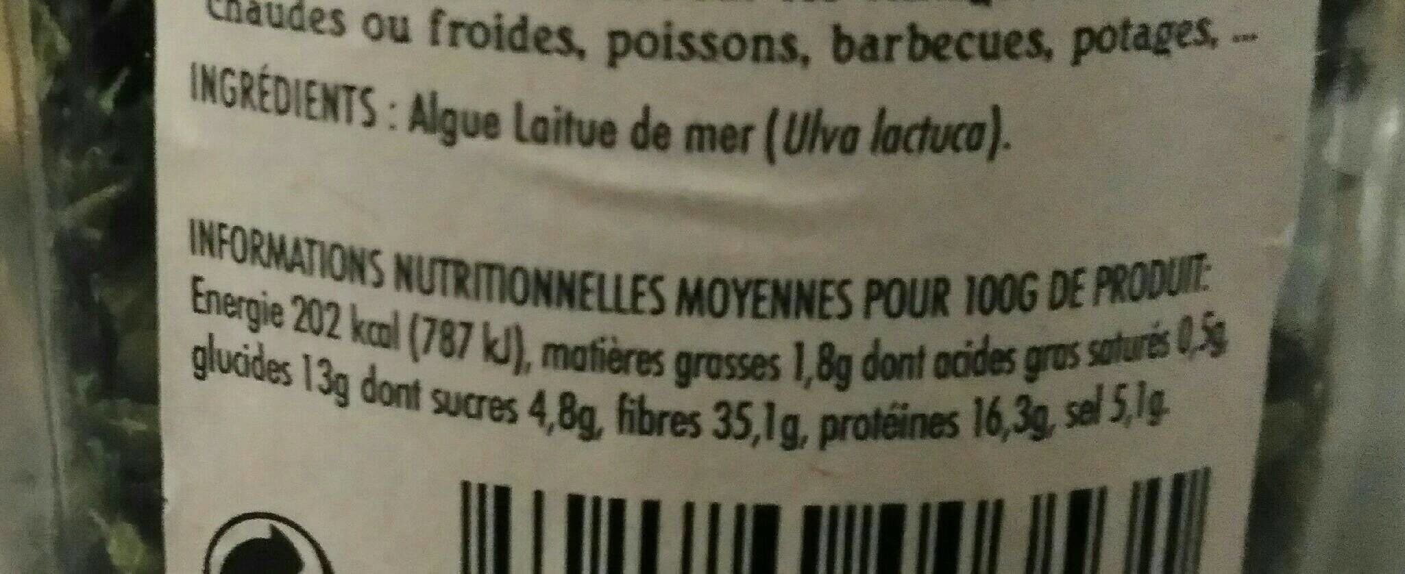 Sainte Barbe Laitue de mer packshot