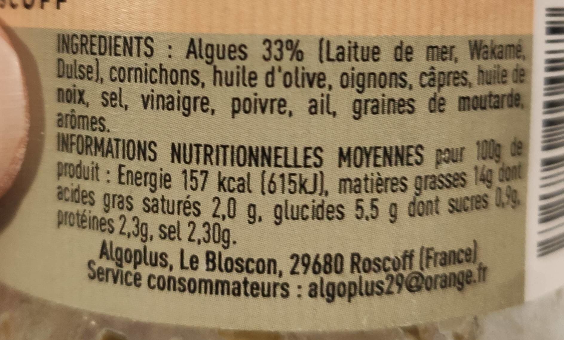 Algoplus Algoplus Zeewier Tartaar packshot