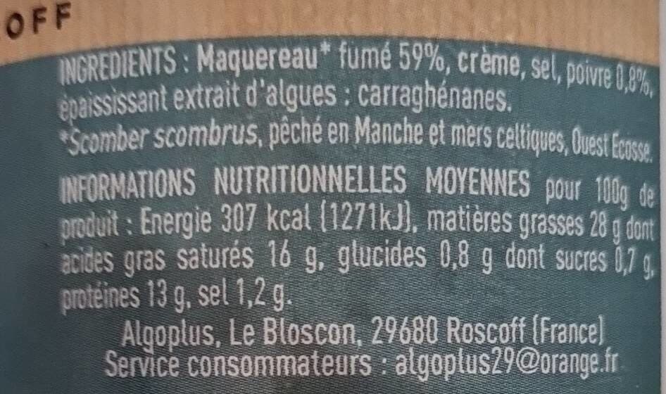 Algoplus Rillettes de maquereau packshot