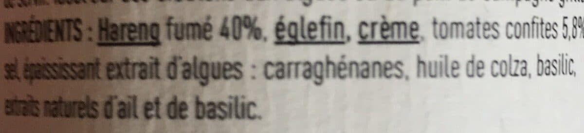 Sainte Barbe Rillettes de hareng fumé aux tomates confites packshot
