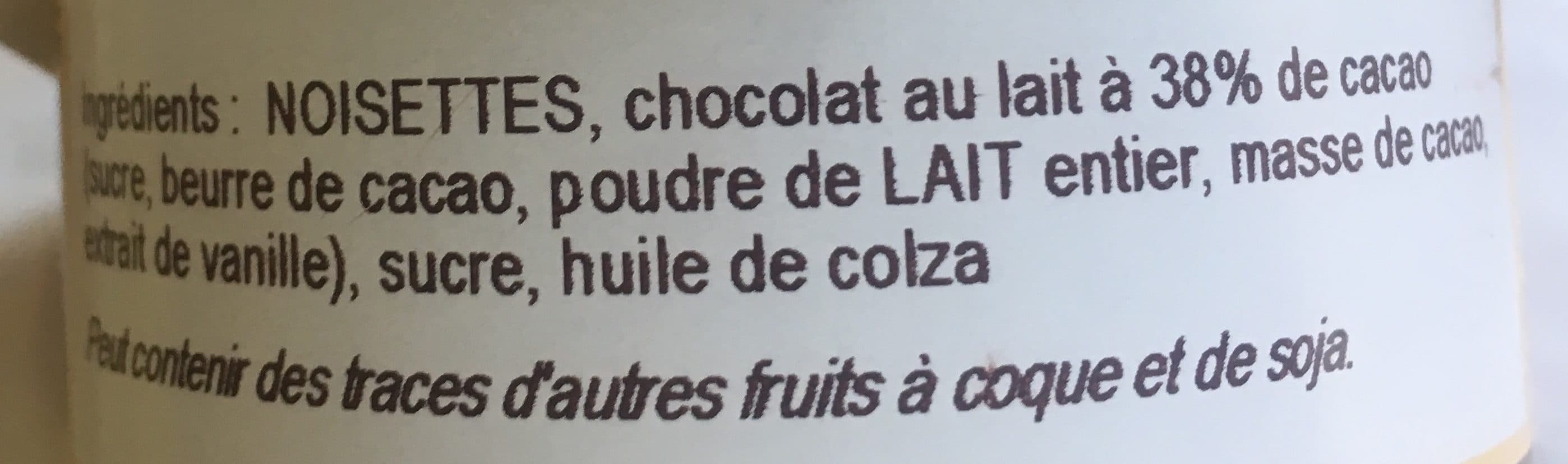 Bovetti Pâte à Tartiner véritable Chocolat au Lait et Noisettes packshot