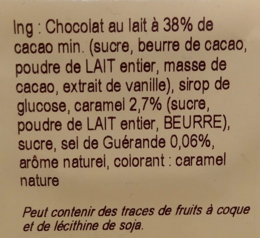 Bovetti Chocolat lait caramel & sel de Guérande packshot