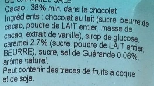 Bovetti Chocolat au lait caramel & sel de Guérande packshot