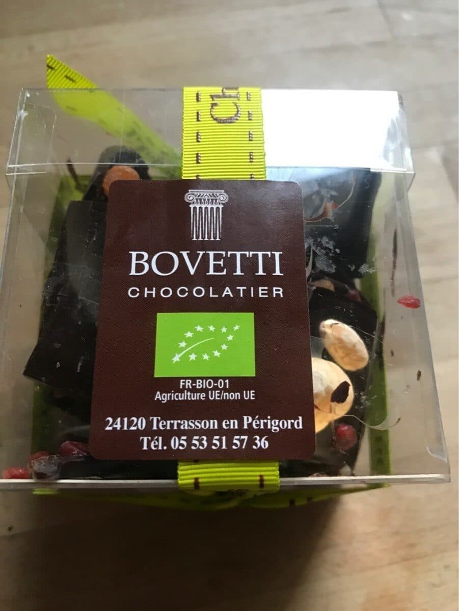 Open Food Facts Mendiants chocolat noir bio saint domingue packshot