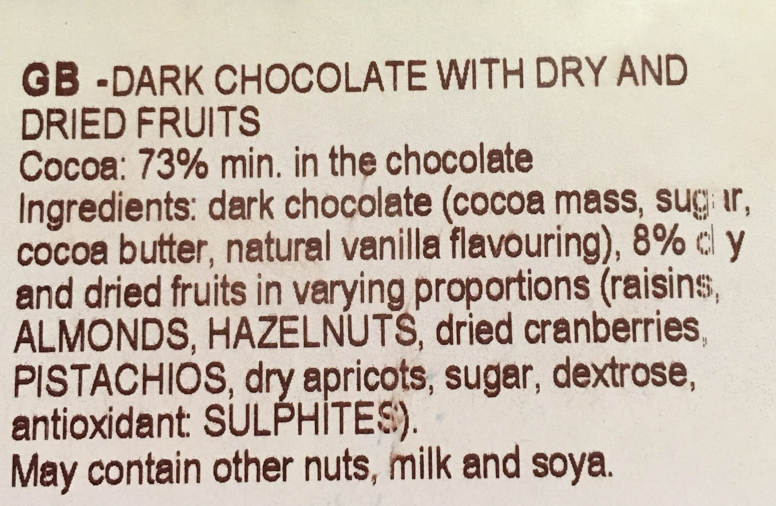 Bovetti Chocolat aux fruits secs packshot