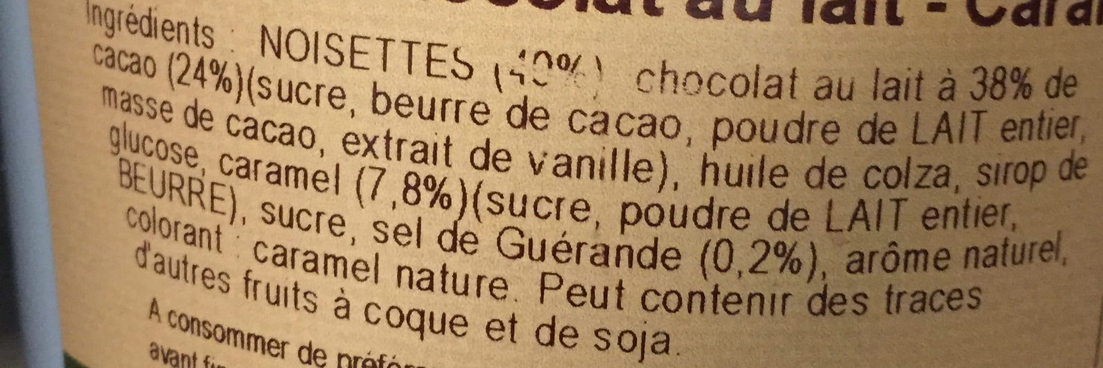 Bovetti Pate à tartiner noisette chocolat au lait caramel et sel de guerande packshot