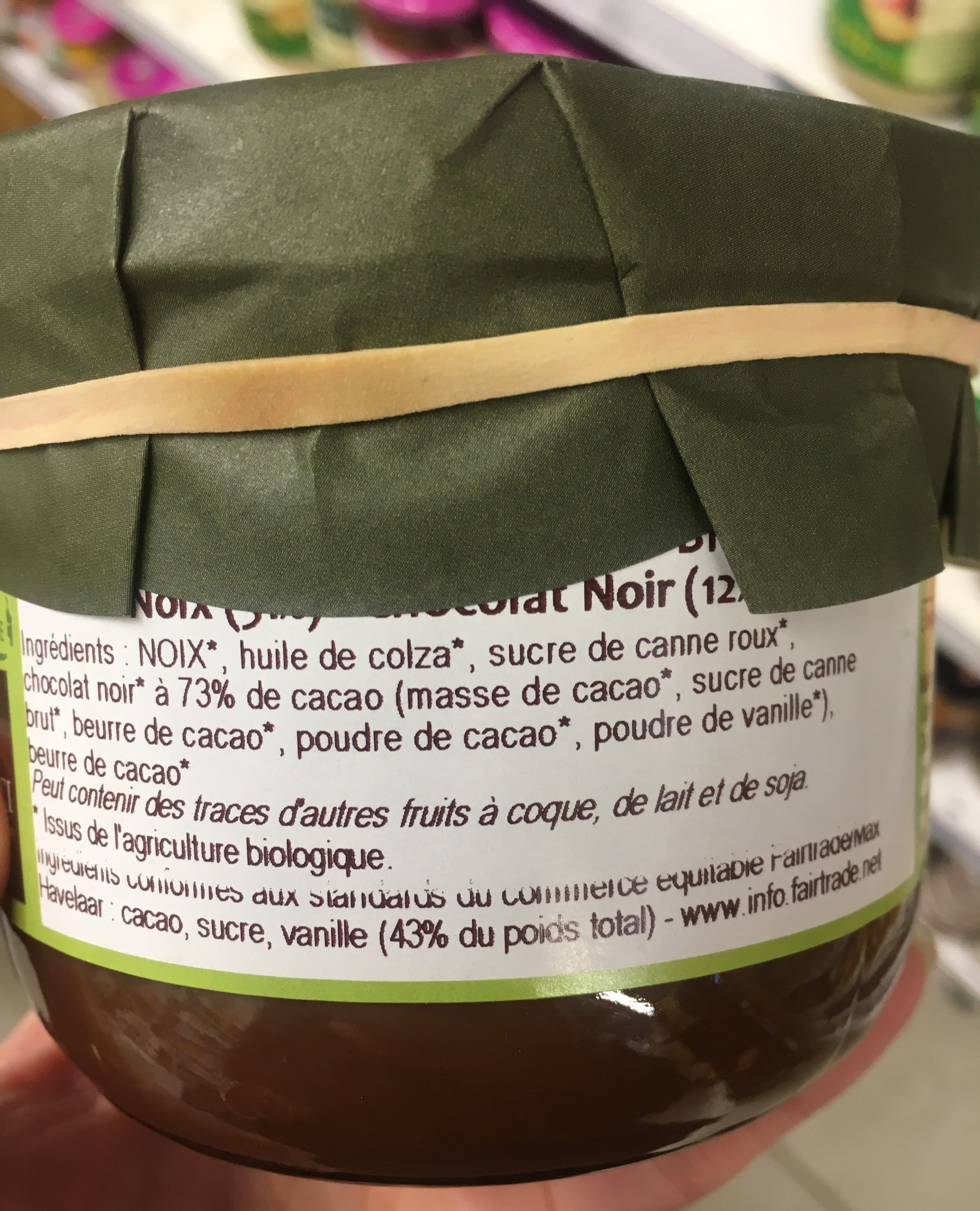 Bovetti Pate a Tartiner Noix Et Chocolat Noir packshot