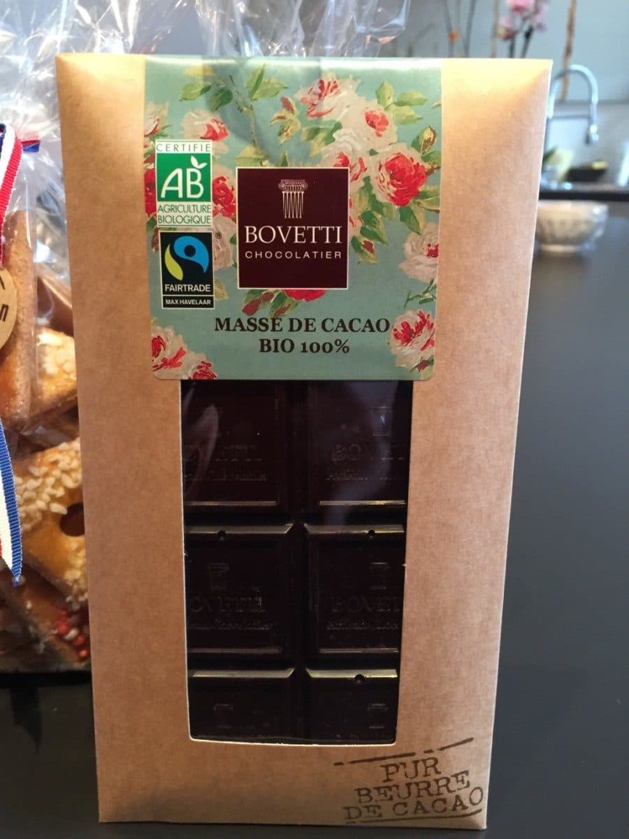 Bovetti TABLETTE CHOCOLAT BIO packshot
