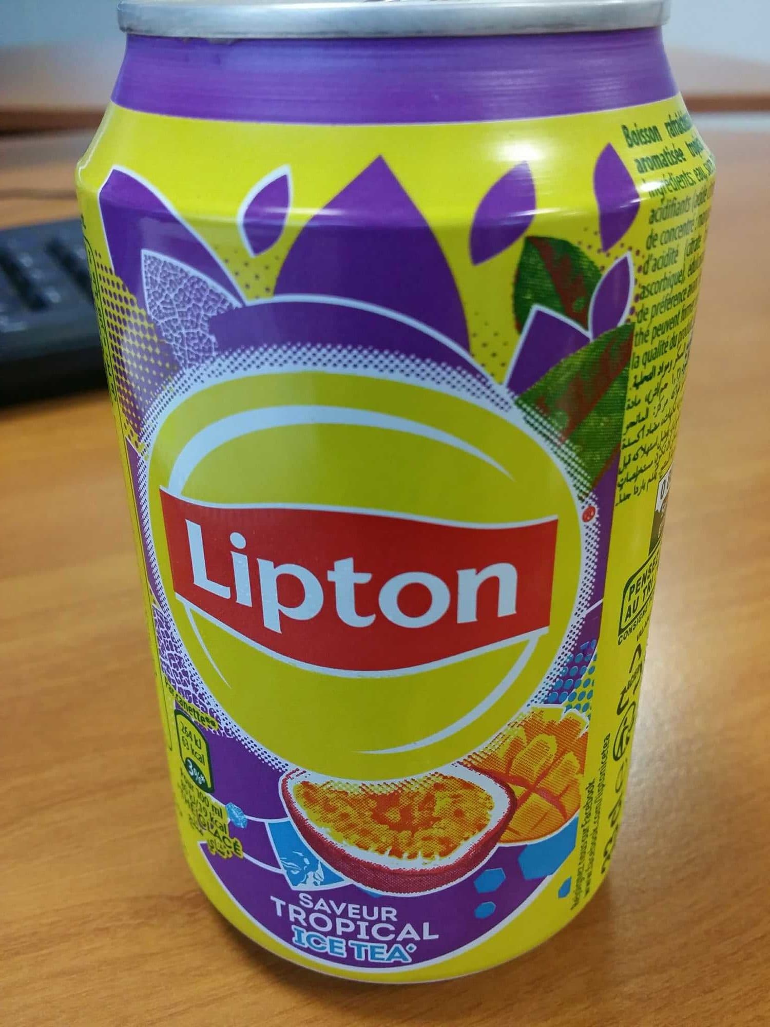 Lipton Ice Tea saveur tropical packshot