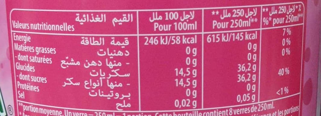 Mirinda Mirinda Boisson gazeuse goût framboise 2 L packshot