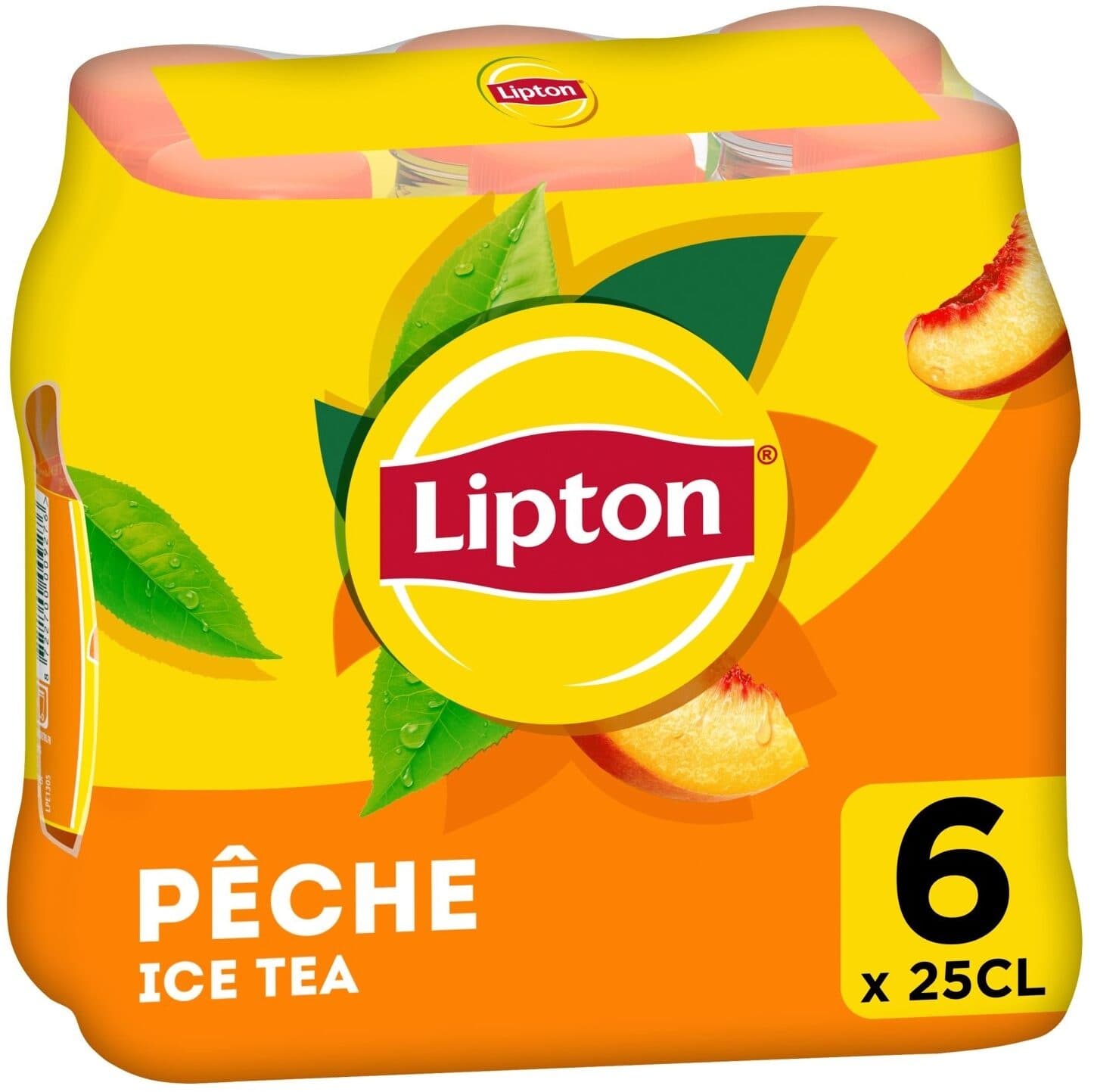 Lipton Lipton Ice Tea saveur pêche 6 x 25 cl packshot
