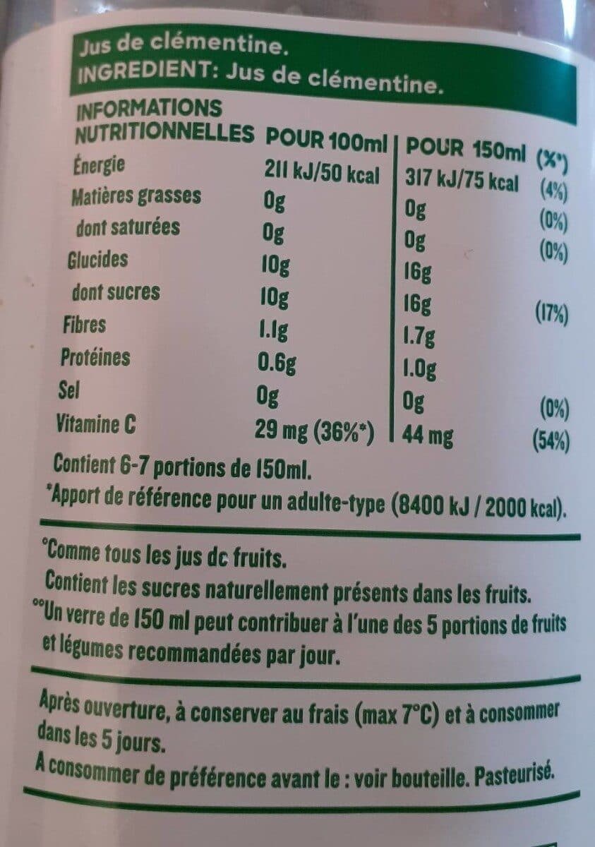 Tropicana Tropicana Clémentine 1 L packshot
