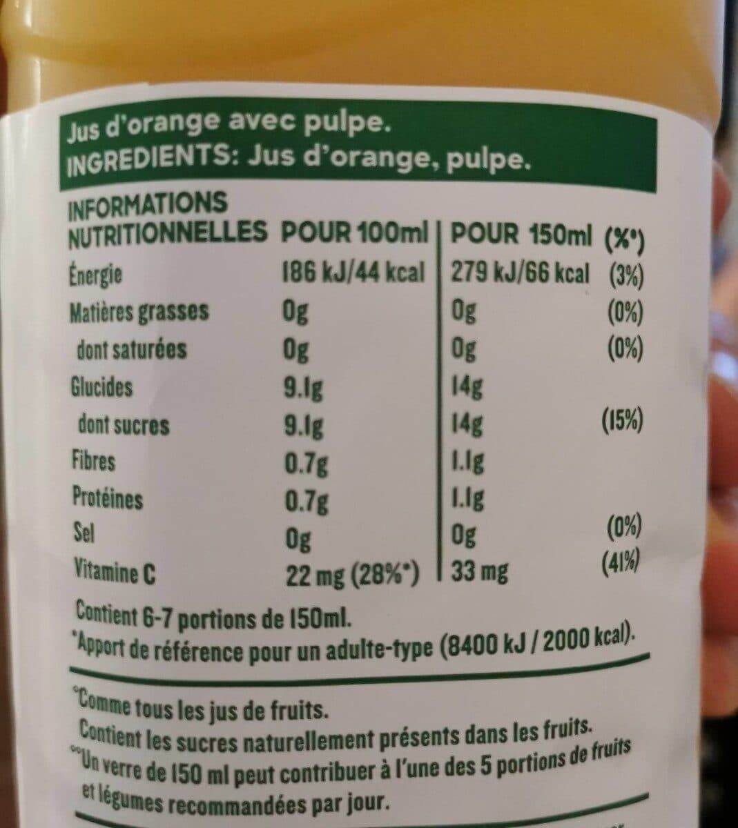 Tropicana Tropicana Pulpissimo extra pulpe 1 L packshot