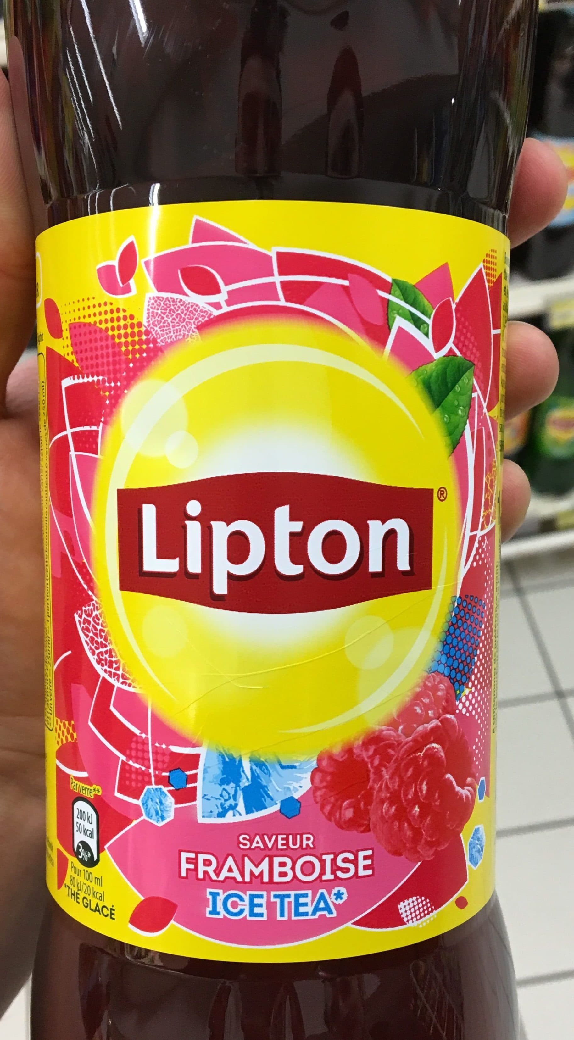 Lipton Ice Tea Saveur Framboise packshot