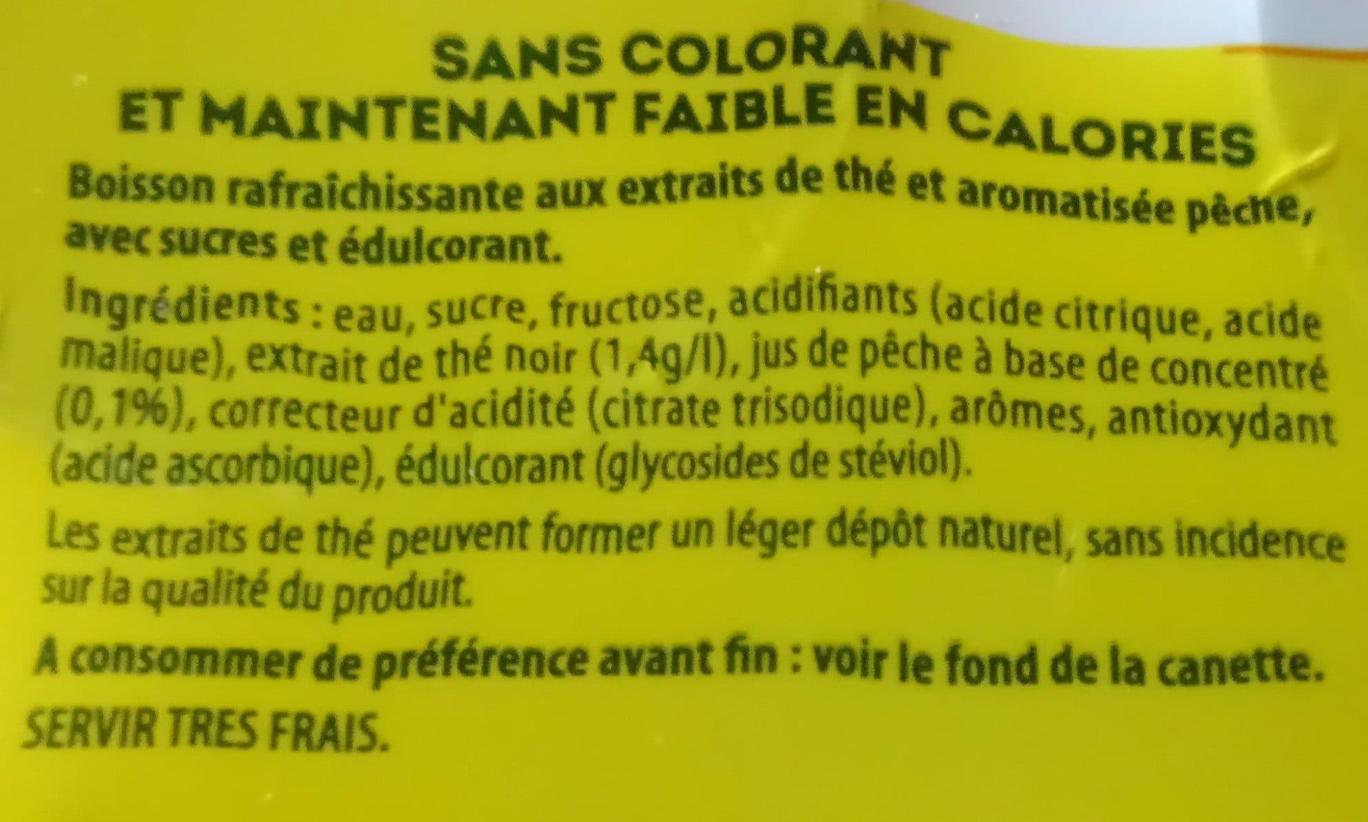 Lipton Lipton Ice Tea saveur pêche format familial 12 x 33 cl packshot