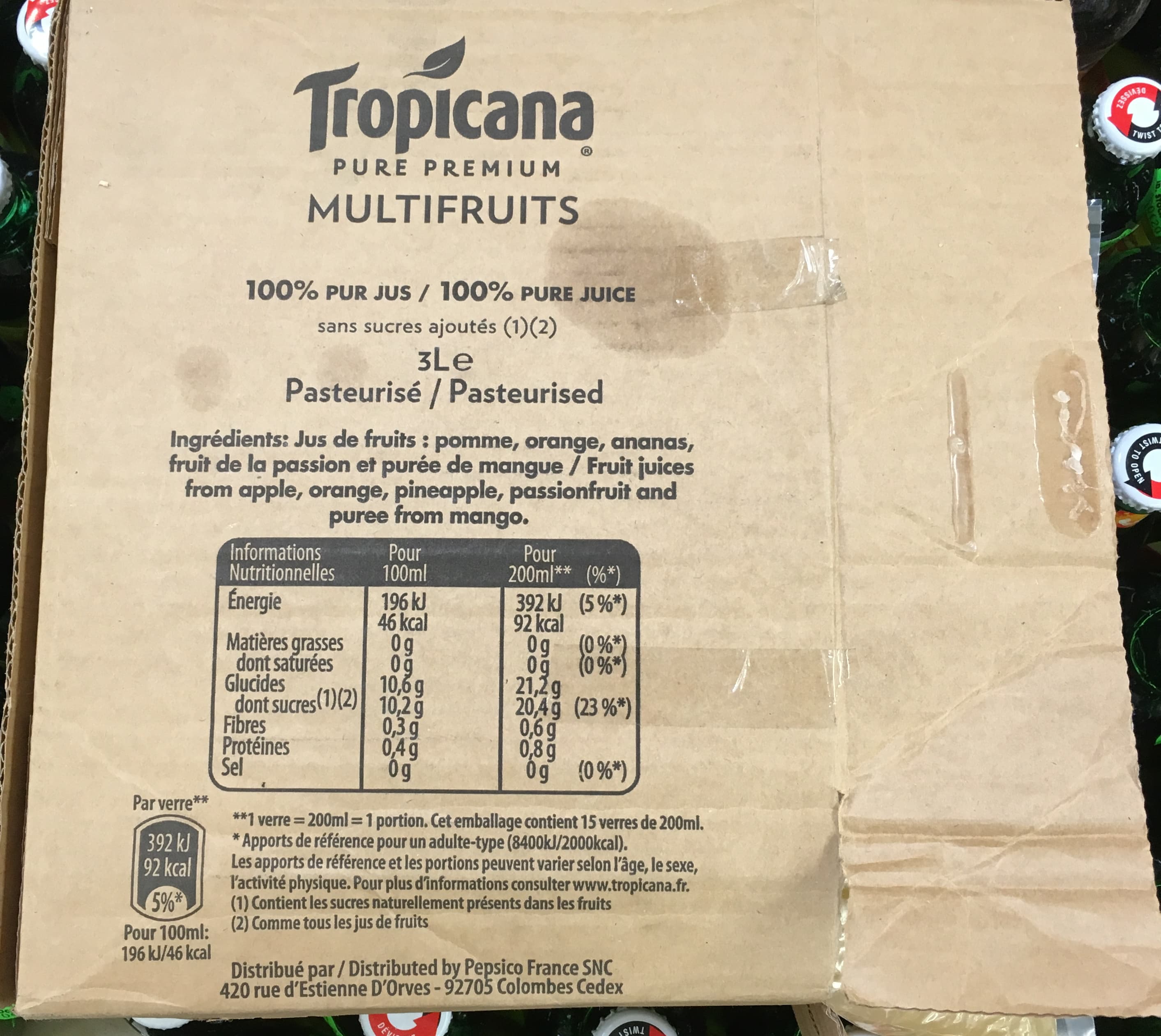 Tropicana Pure Premium Multifruits packshot