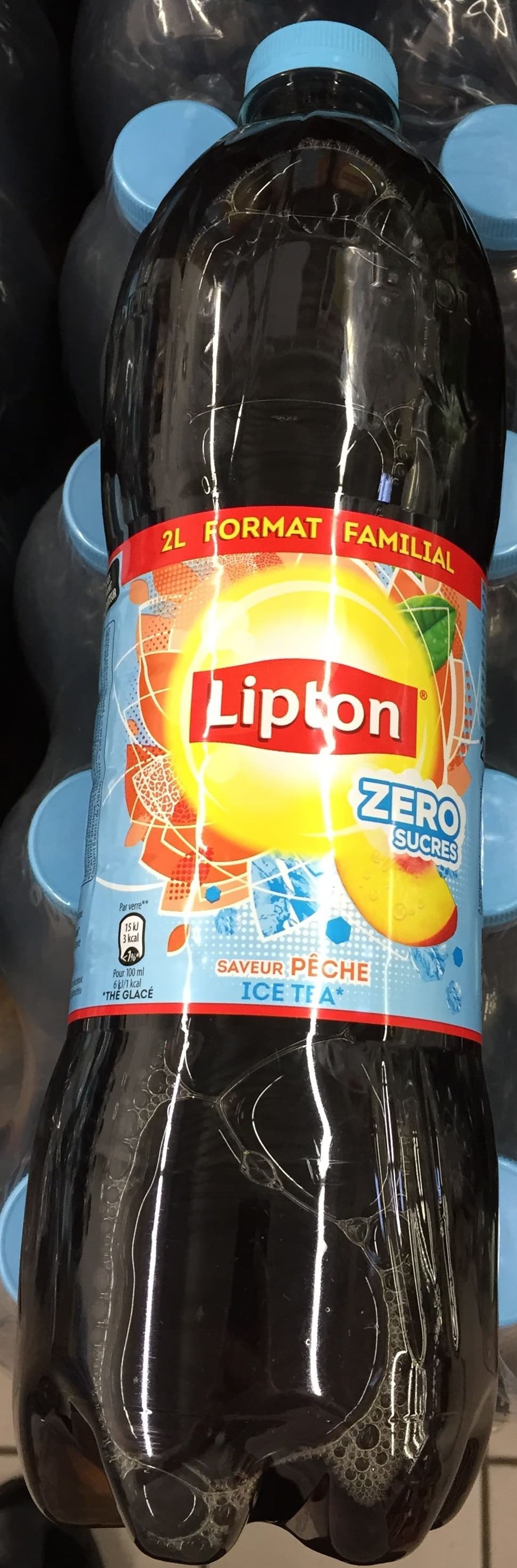 Lipton Thé glacé saveur pêche packshot