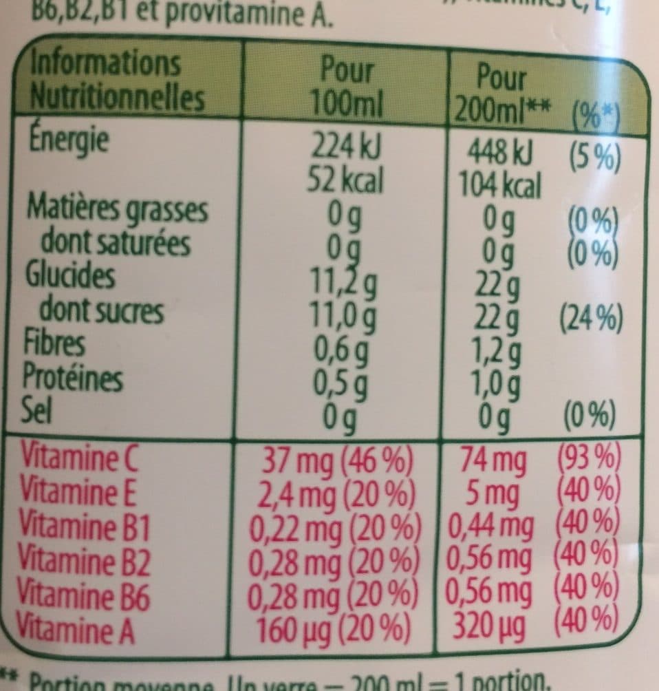 Tropicana Essentiels Multivitamines packshot