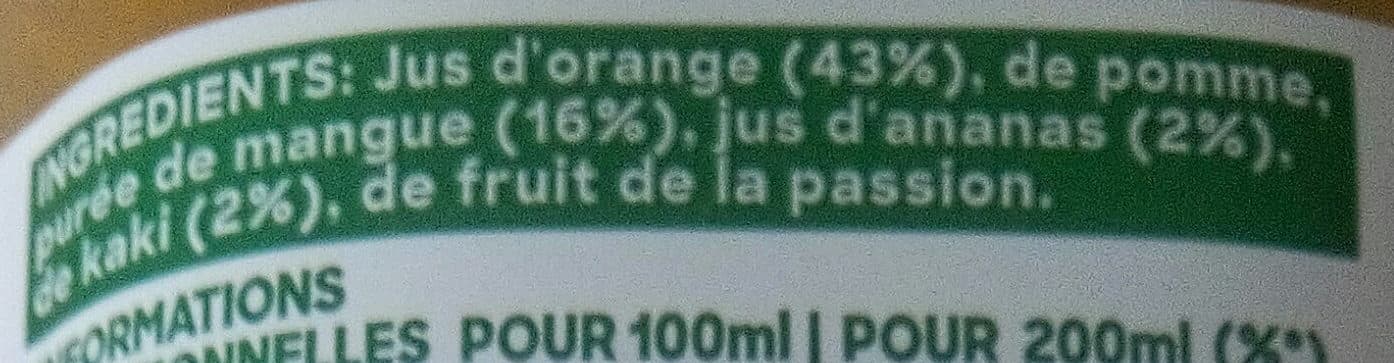 Tropicana Tropicana Mangue ananas 1 L packshot