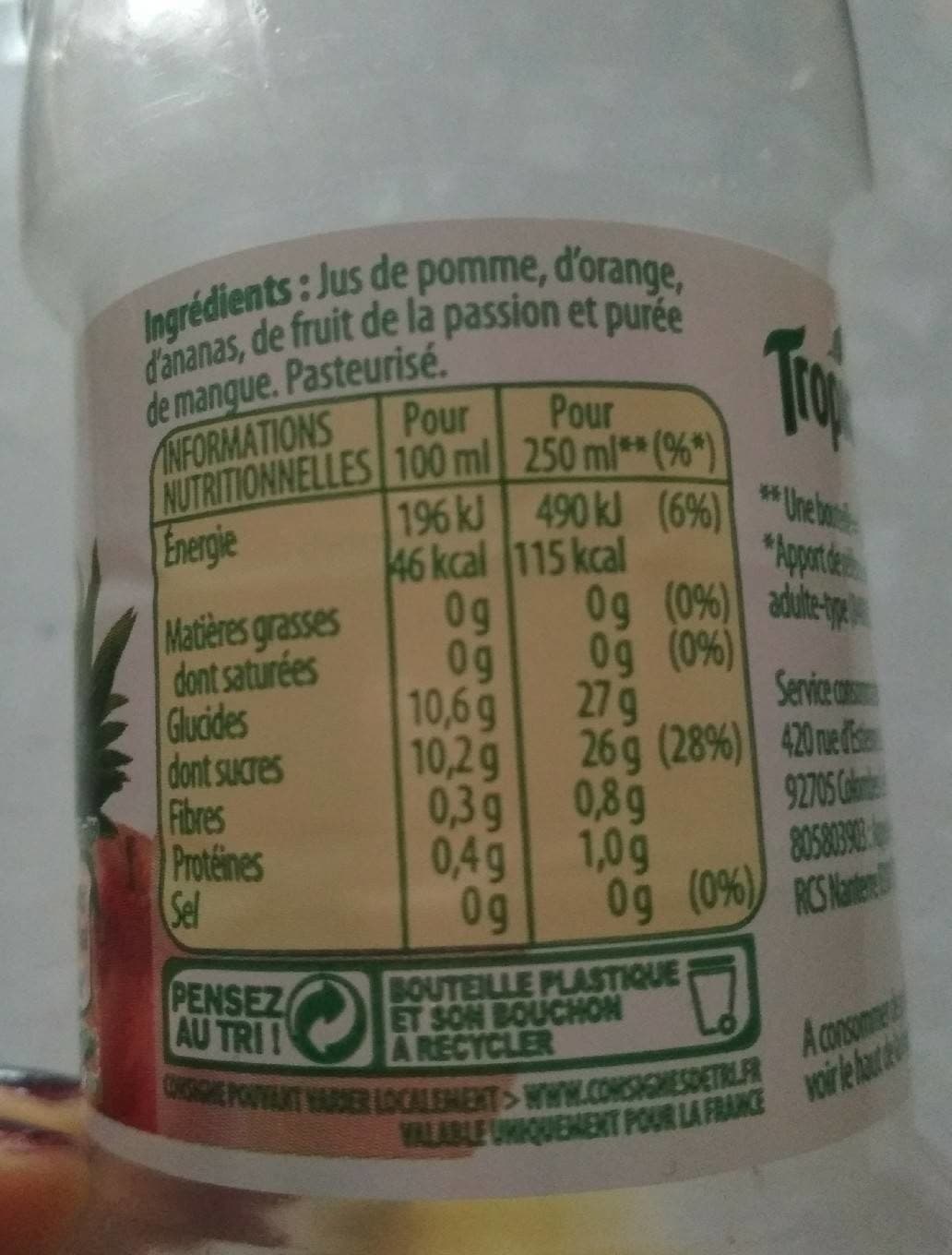 Tropicana Pure Premium Multifruits packshot