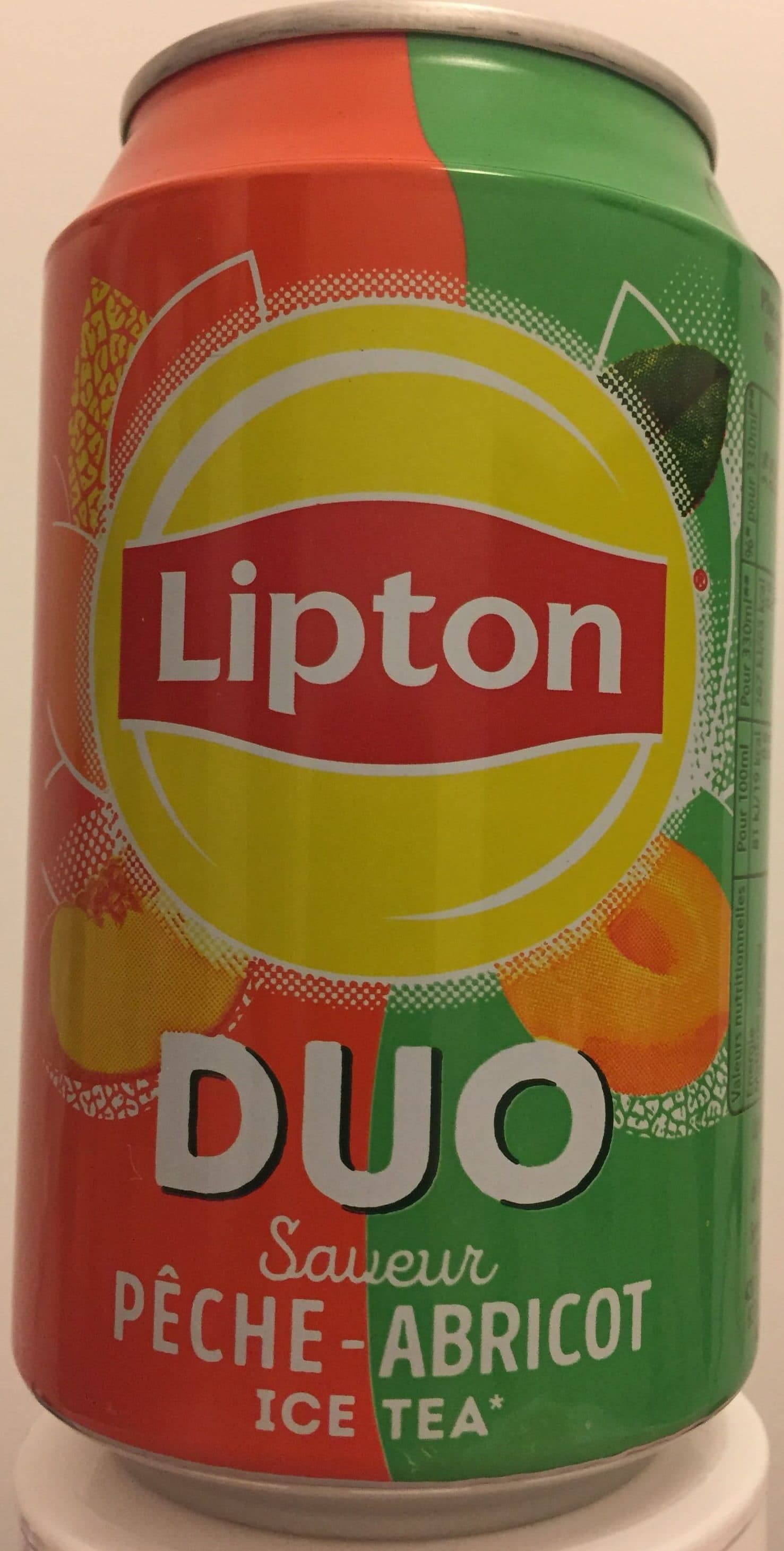 Lipton Thé glacé saveur pêche abricot packshot
