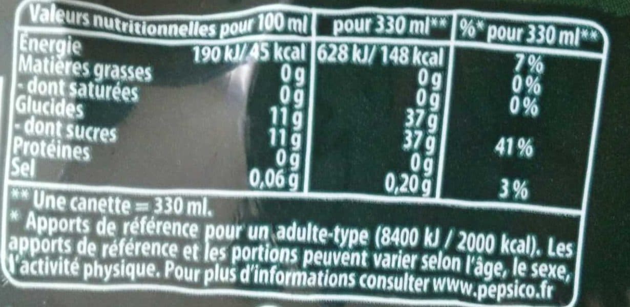 7UP 7UP saveur mojito 6 x 33 cl packshot