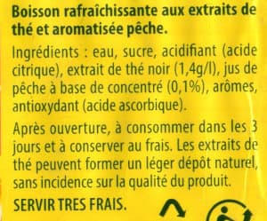 Lipton Ice Tea saveur Pêche packshot