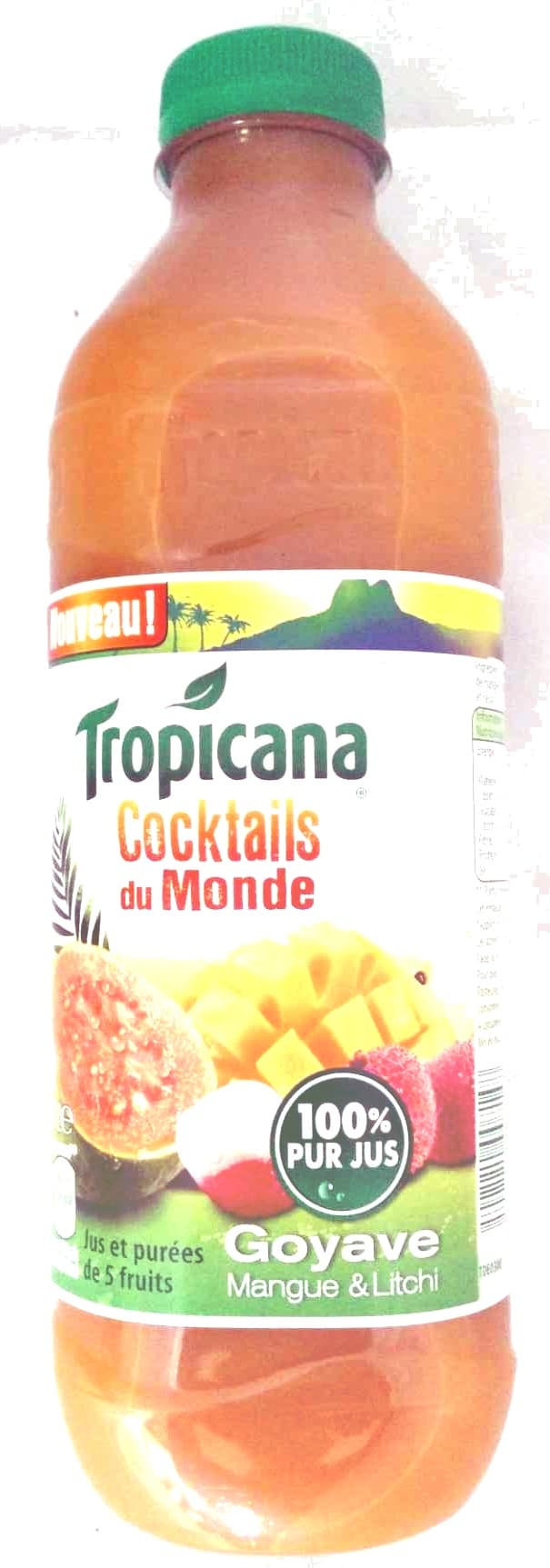 Tropicana Cocktails du Monde Goyave - Mangue & Litchi packshot