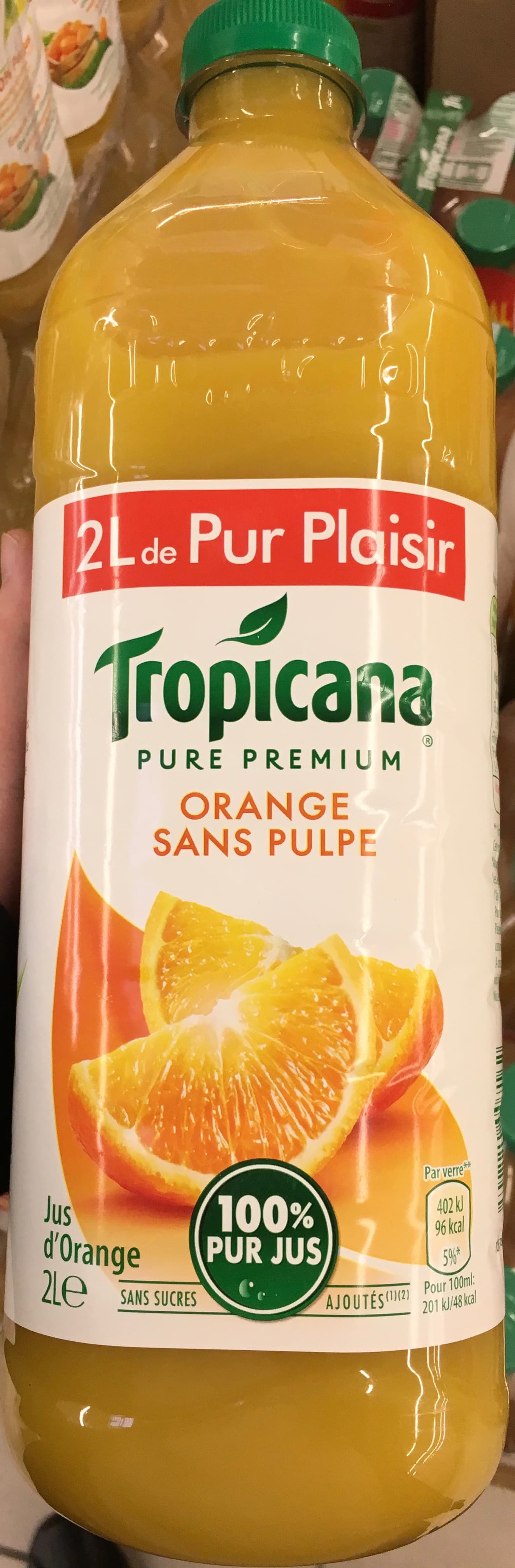 Tropicana Pure Premium Orange sans pulpe packshot