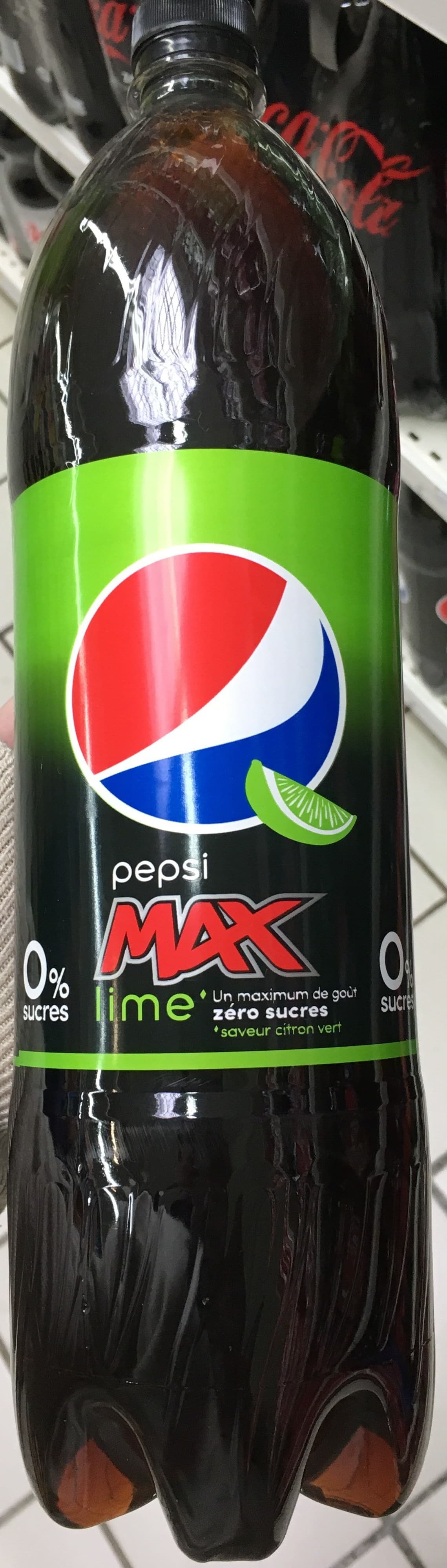 Pepsi Pepsi Max Lime - Boisson gazeuse rafraîchissante packshot