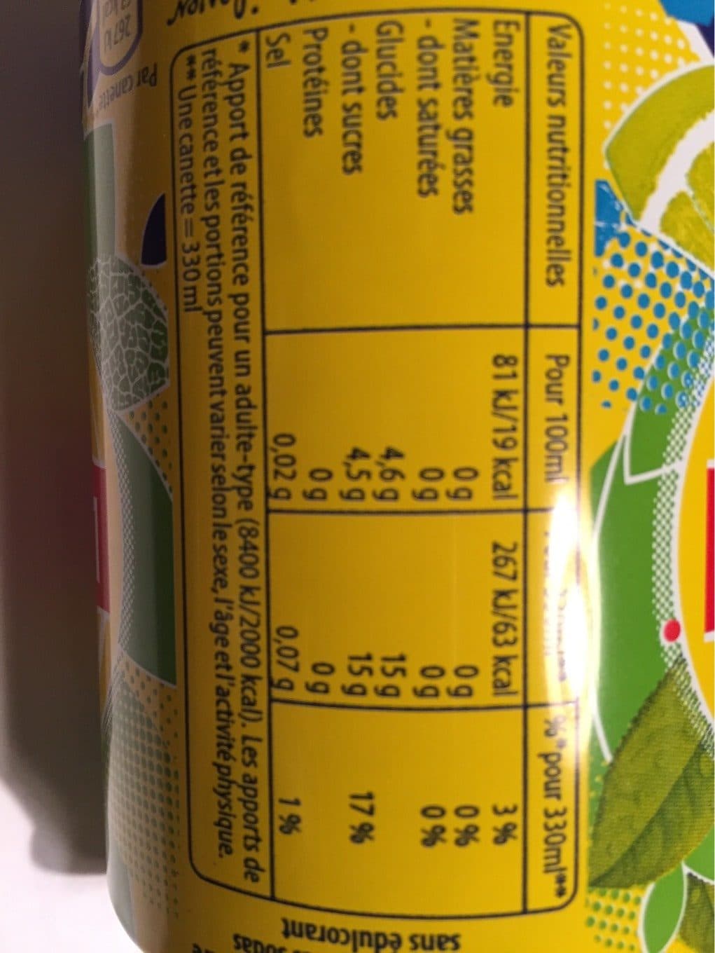 Lipton Ice Tea Saveur citron citron vert packshot