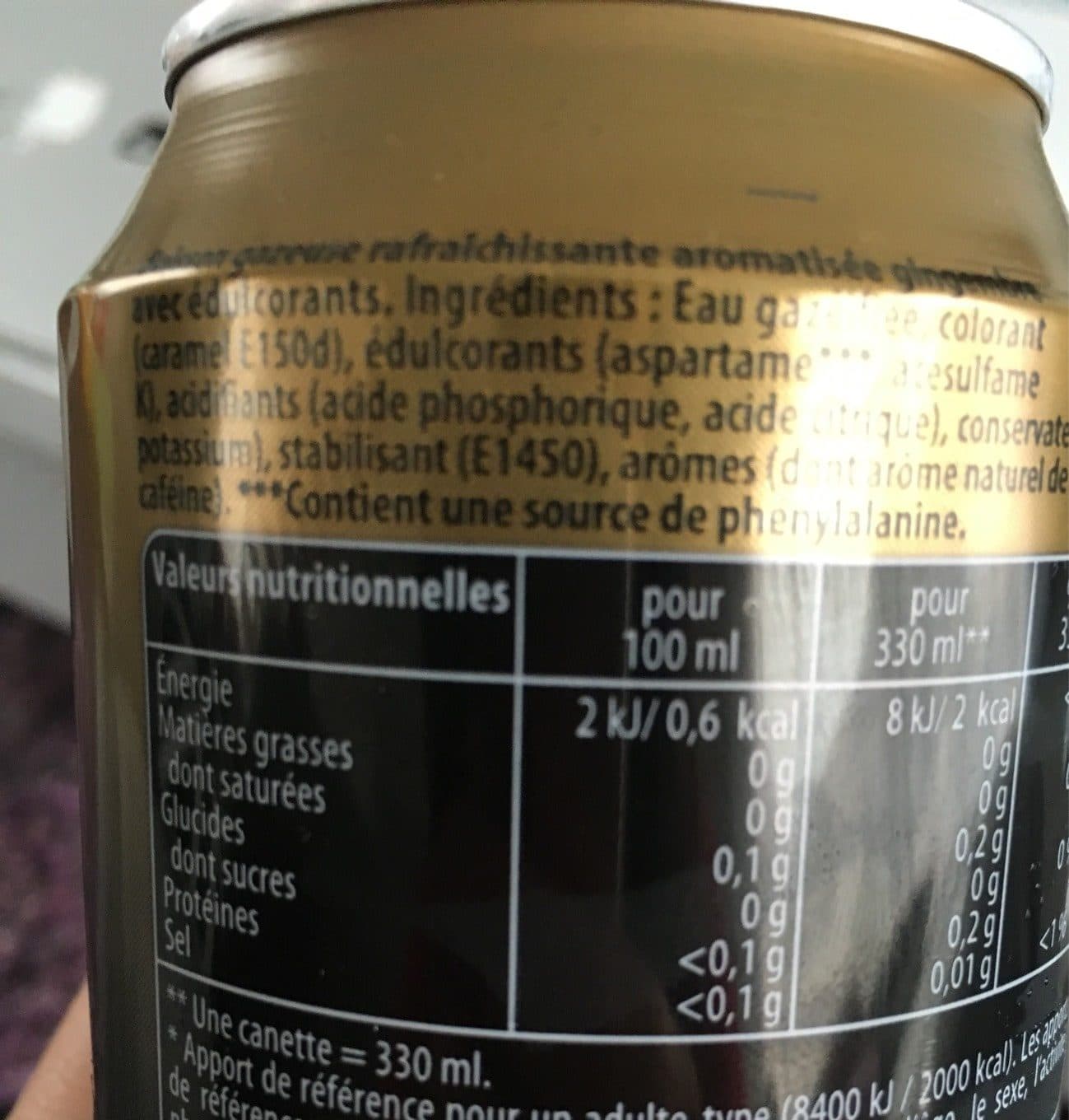Pepsi Pepsi max ginger packshot