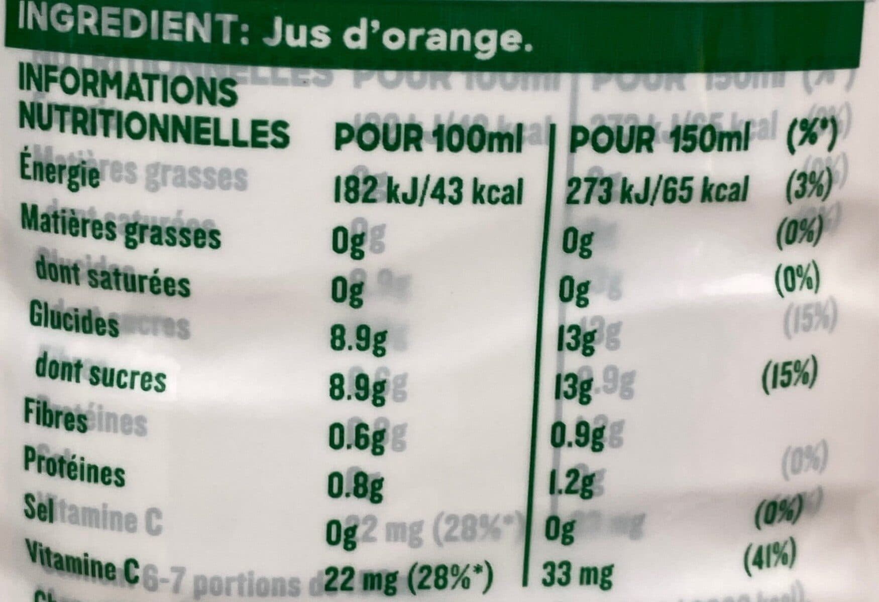 Tropicana Tropicana 100% oranges pressées sans pulpe lot de 2 x 1 L packshot
