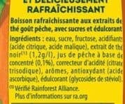 Lipton Lipton Ice Tea saveur pêche 1 L packshot