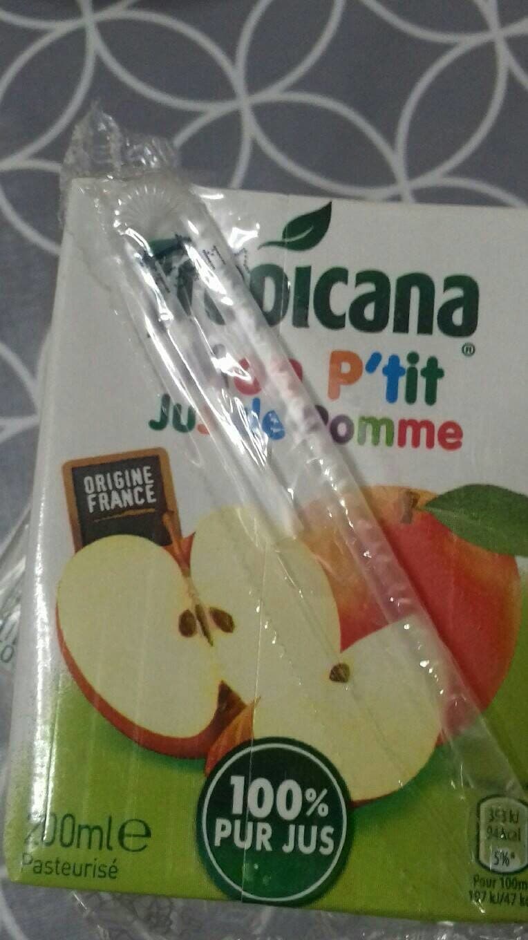 Tropicana Mon P'tit Jus de Pomme les 6 briques de 200 packshot