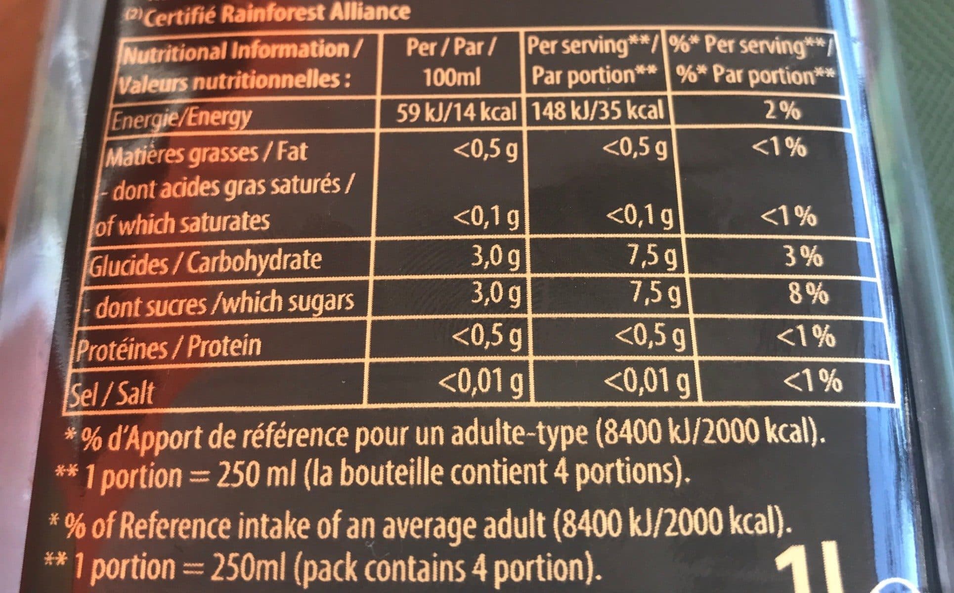 Pure Leaf Thé glacé menthe packshot