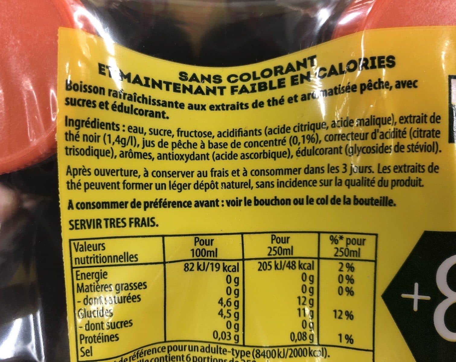 Ice Tea Lipton Ice Tea saveur pêche 5 x 1,5 L + 1 offerte packshot