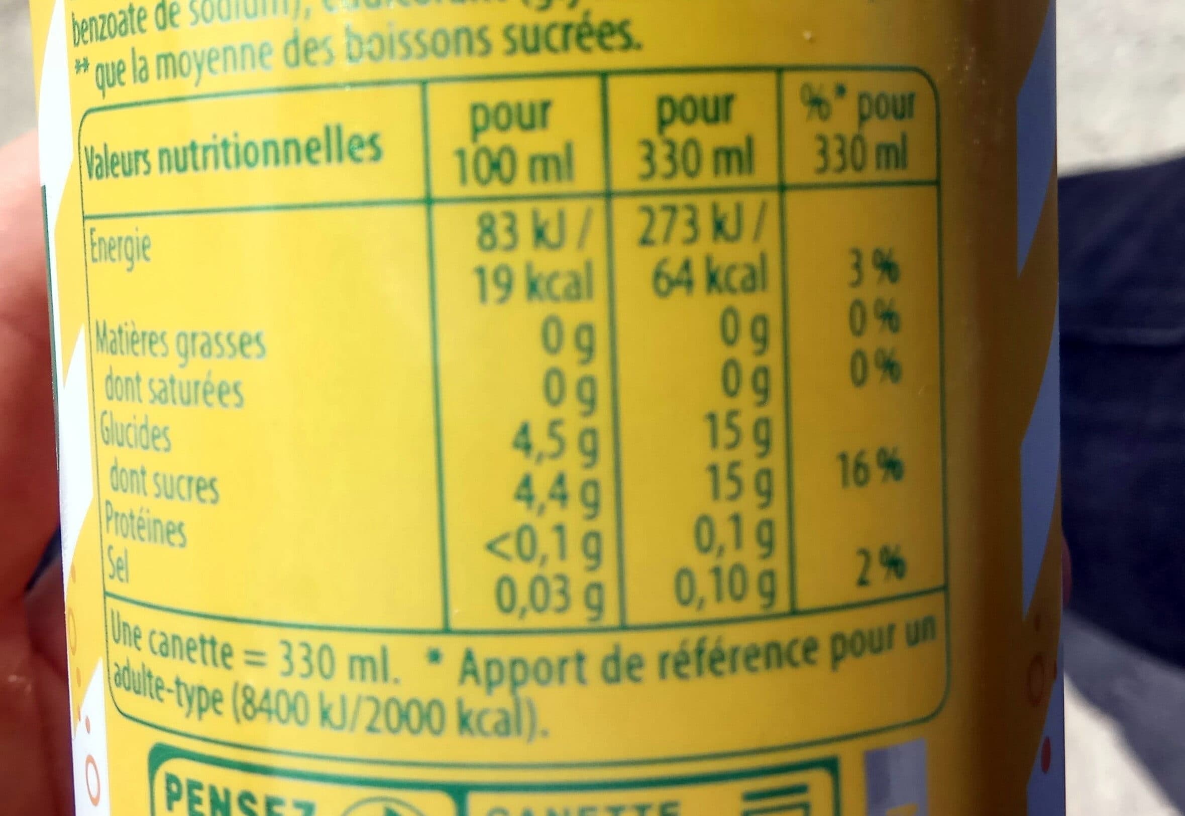 7UP 7UP Lemon Lemon Citronnade gazeuse citron 33 cl packshot
