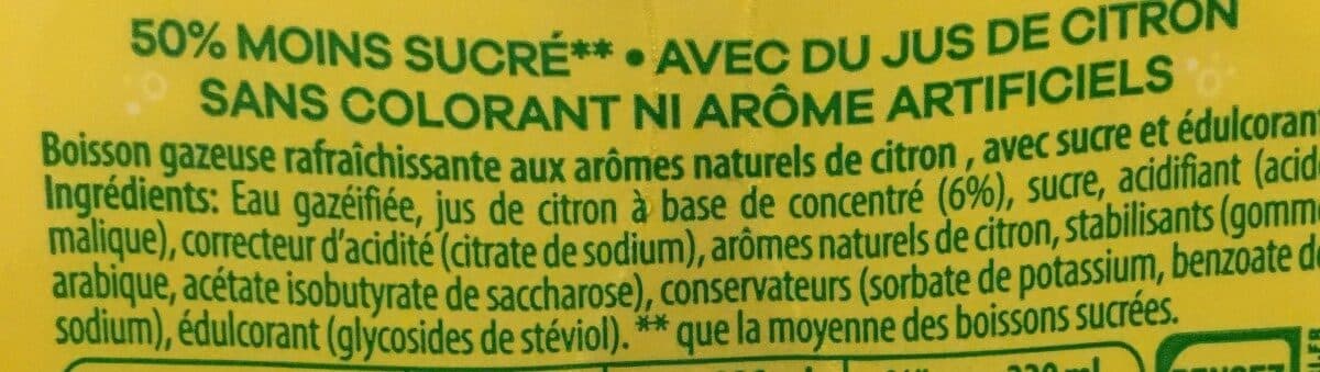 7UP 7UP Lemon Lemon Citronnade gazeuse citron 4 x 33 cl packshot