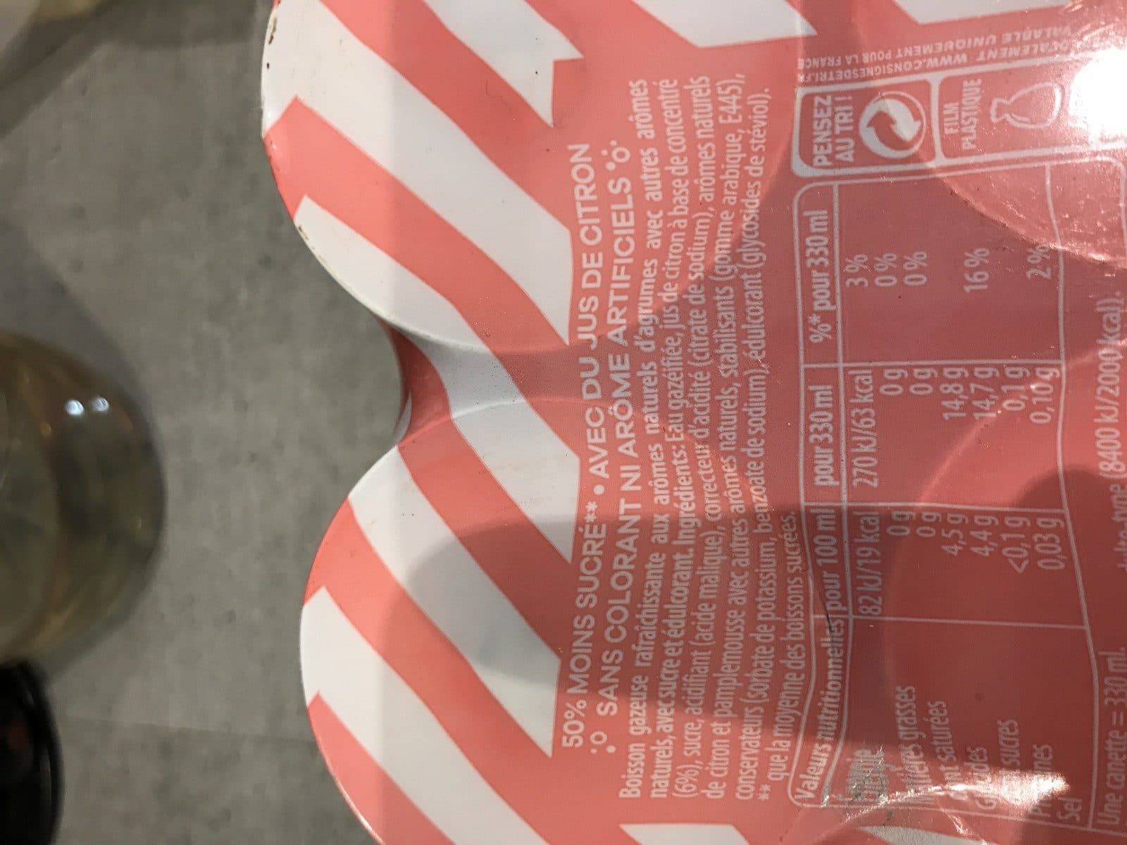 Open Food Facts 7 up lemon citronade packshot
